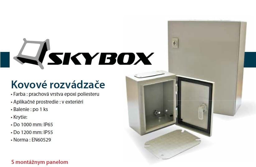 Skriňa kovová 250x200x140 skybox MB-3025D140-SDL