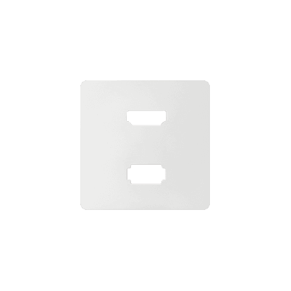 Kryt pro zásuvka USB + HDMI, biela