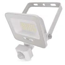 LED reflektor GLARO s pohybovým čidlom, 20 W, biely, IP54, 2000 lm, neutrálna biela(EMOS)