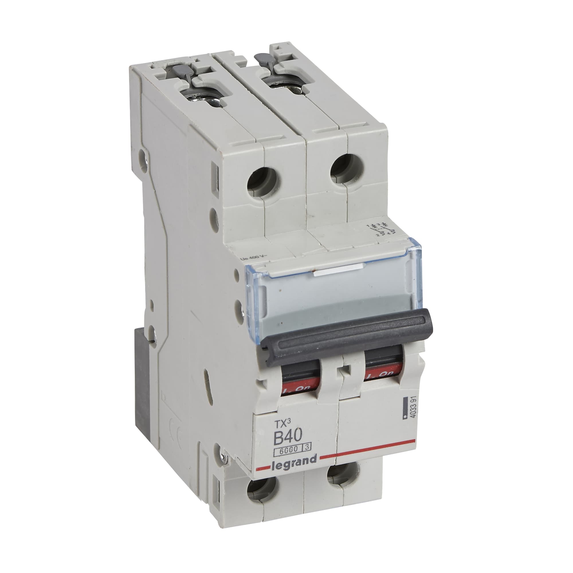 Istič 2-pólový B/40A 6kA Rada:TX3 (Legrand)