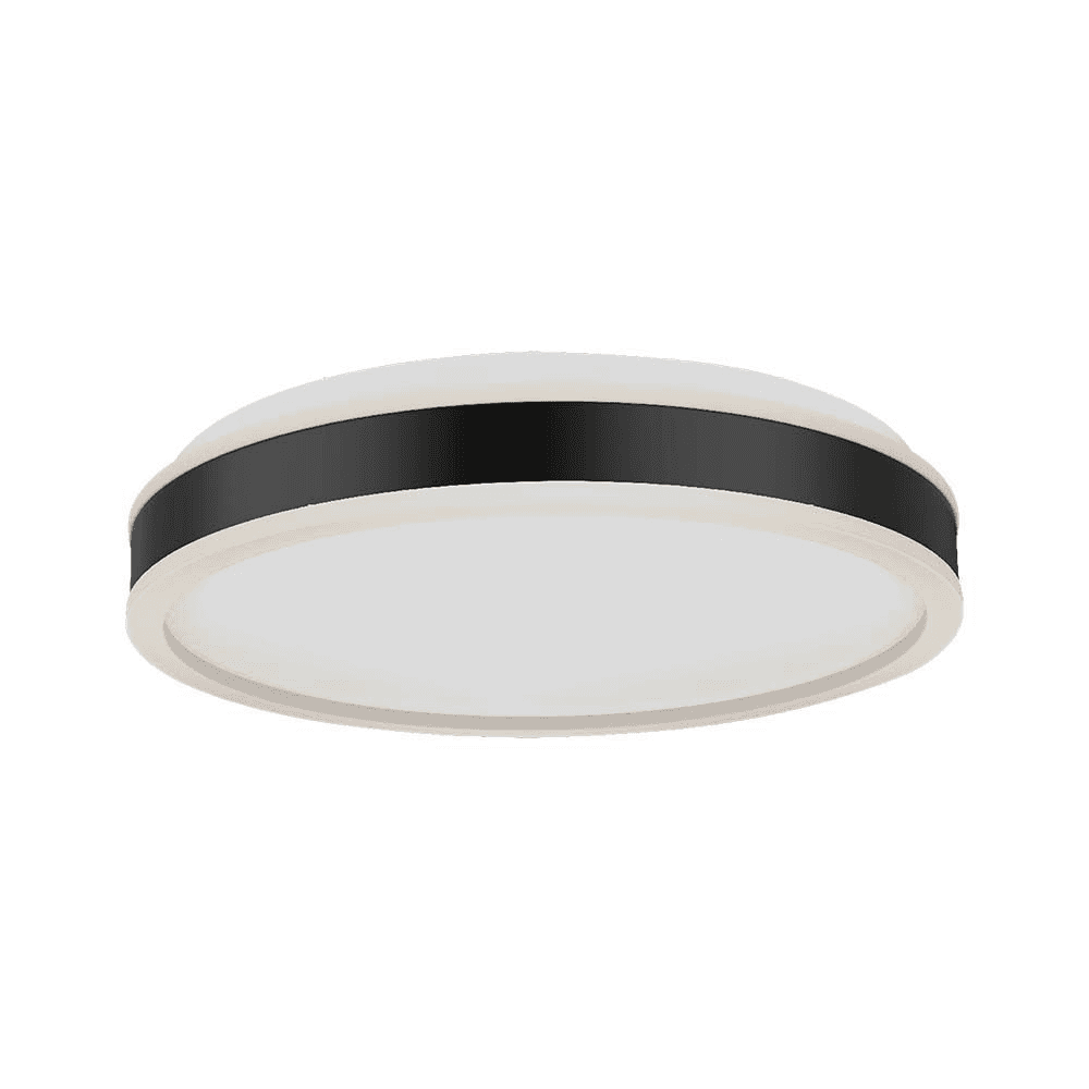 Dizajnové stropné LED svietidlo 42W 4000K 4400lm stmievateľné čierne VT-7758 (