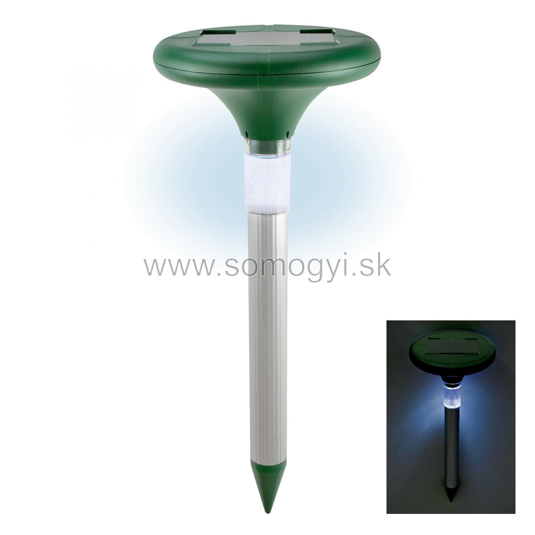 Odpudzovač krtkov solárny s osvetlením VKS 04 (SOMOGYI)