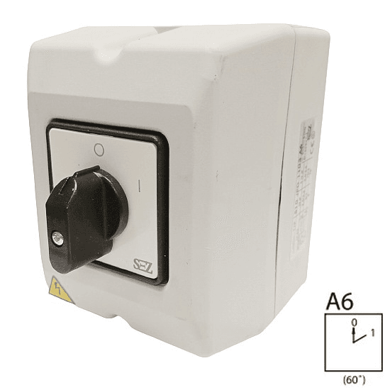 Spínač S25 JPD 1103 A6 IP65 (SEZ Krompachy)