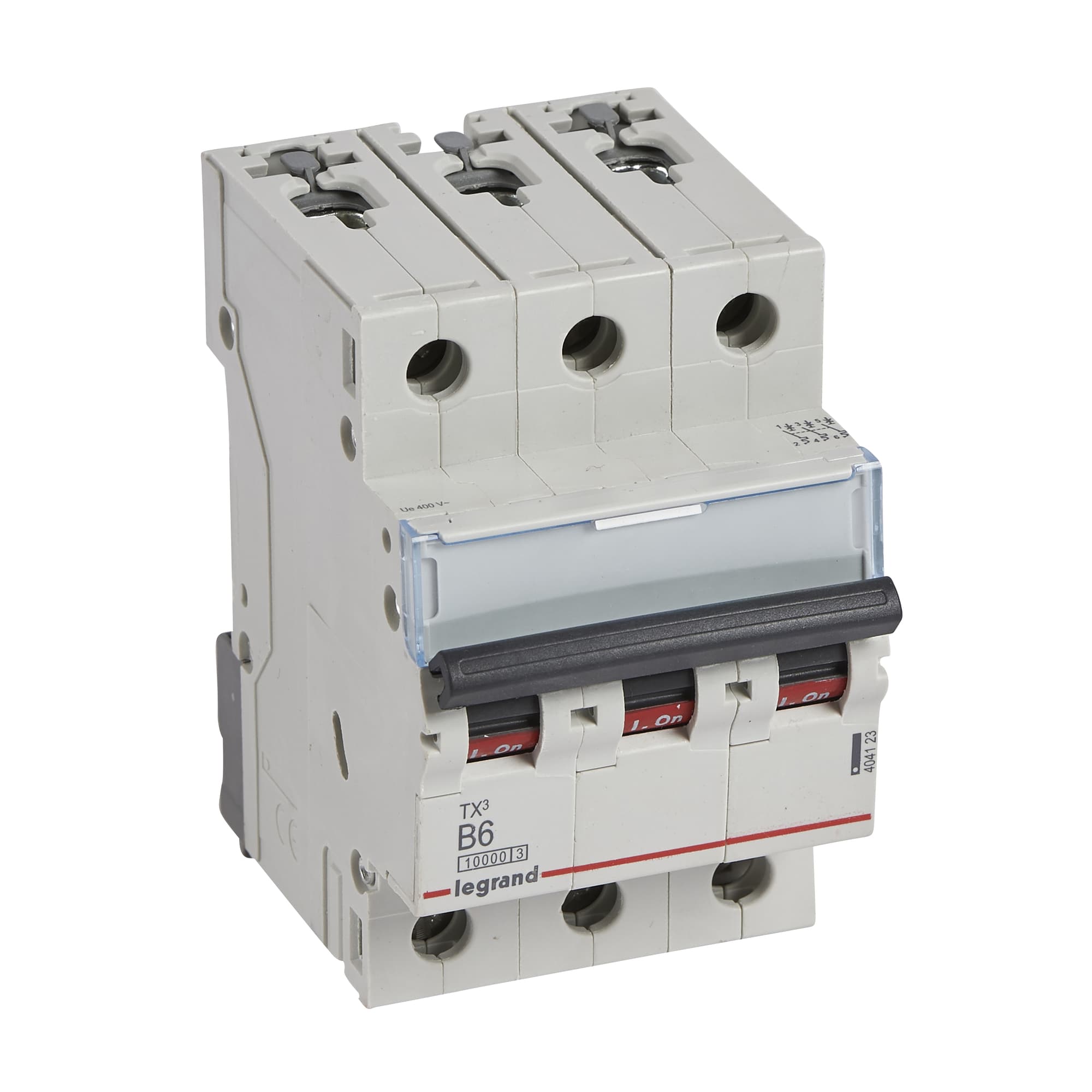 Istič 3-pólový B/6A 10kA Rada:TX3 (Legrand)