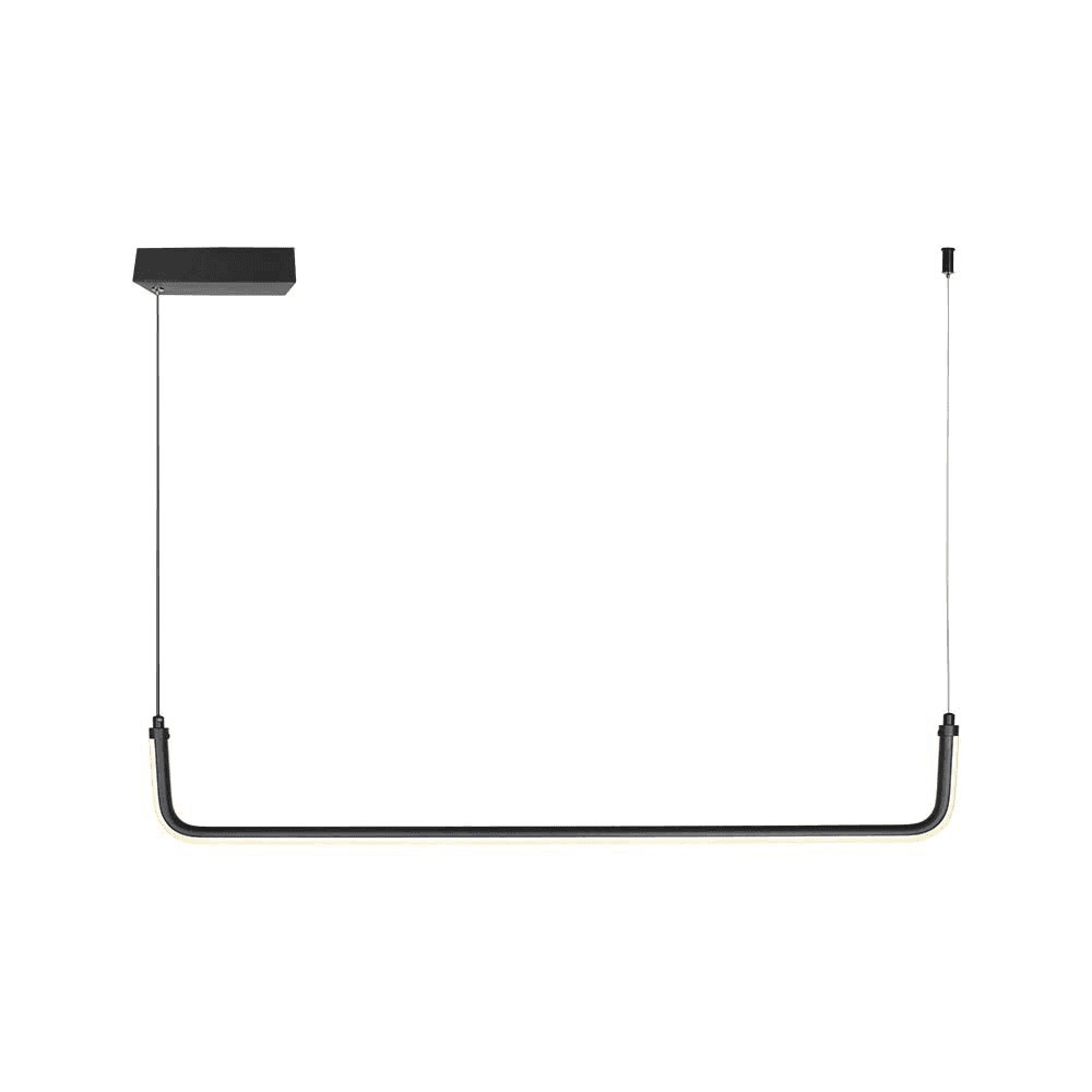 Dizajnové závesné LED svietidlo12W 4000K 1200lm čierne VT-7769 (V-TAC)