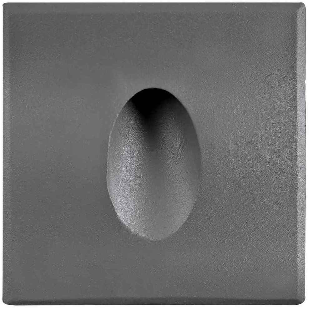 DECENTLY S1 Gray 1,5W NW 40/75lm - Nástěnné vestavné LED svítidlo