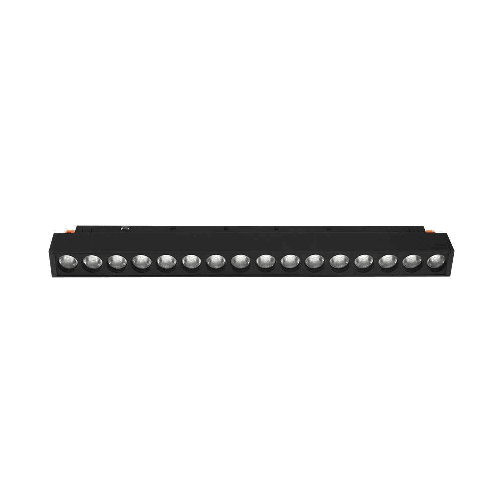 Lineárne lištové LED svietidlo MAGNETIC 12W, CCT, 48V, 90° 43x22x292mm VT-3612 (V-TAC)