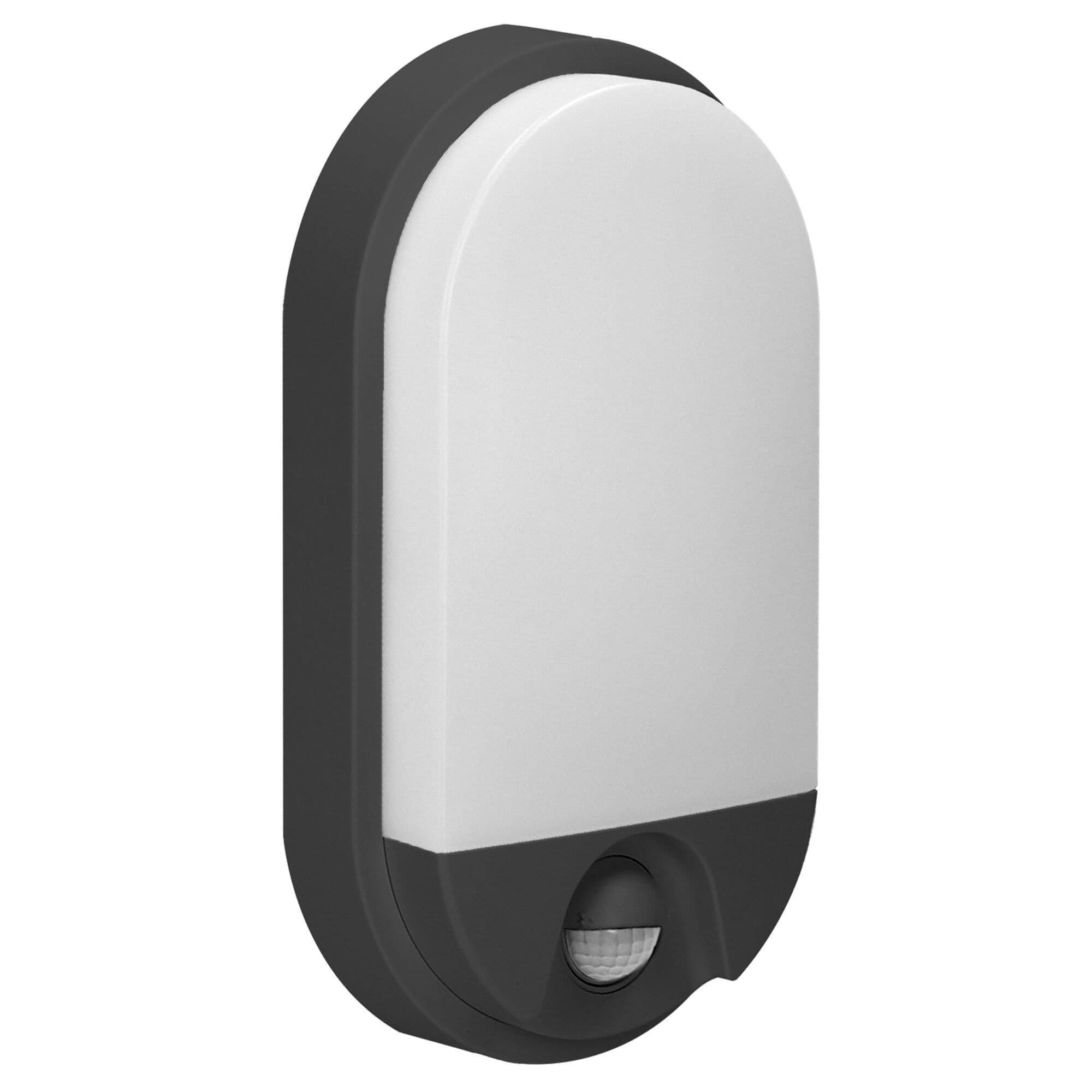 Záhradné svietidlo NEFRYT LED 15W s pohybovým senzorom, 1100lm, IP54, 4000K, sivá