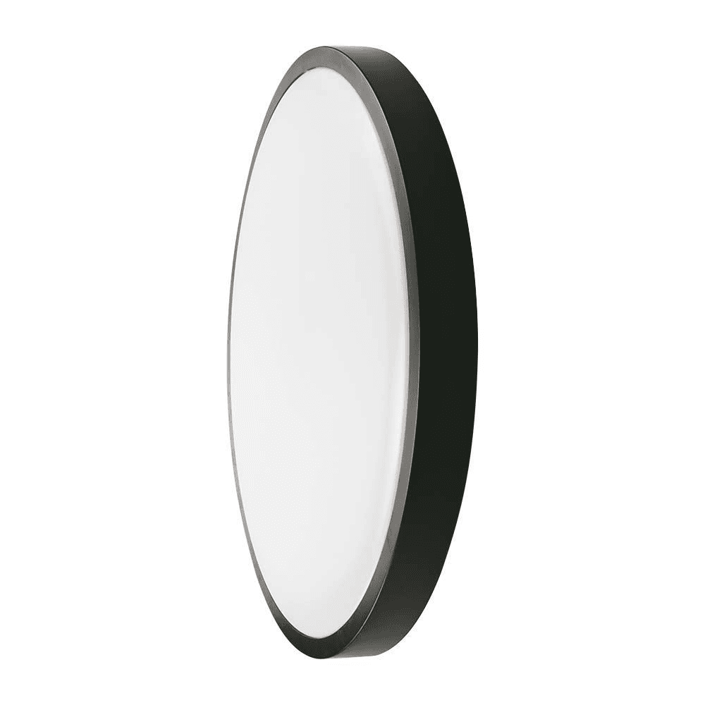 Stropné LED svietidlo 30W 3000K IP44 3000lm čierne okrúhle VT-8630 (V-TAC)