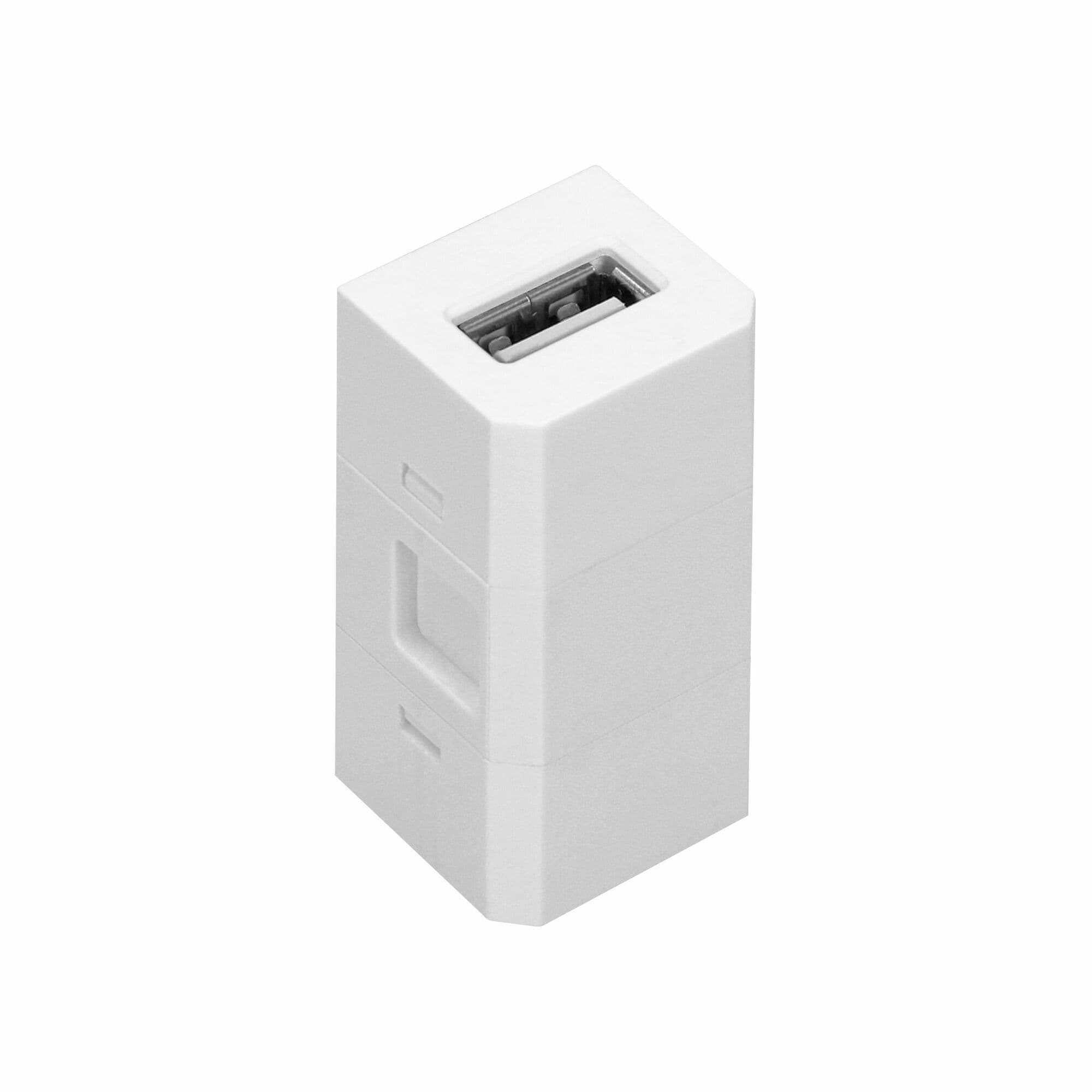 Vymeniteľný modul kocky OR-GM-9011/W/USB pre stolovú zásuvku, biela (ORNO)