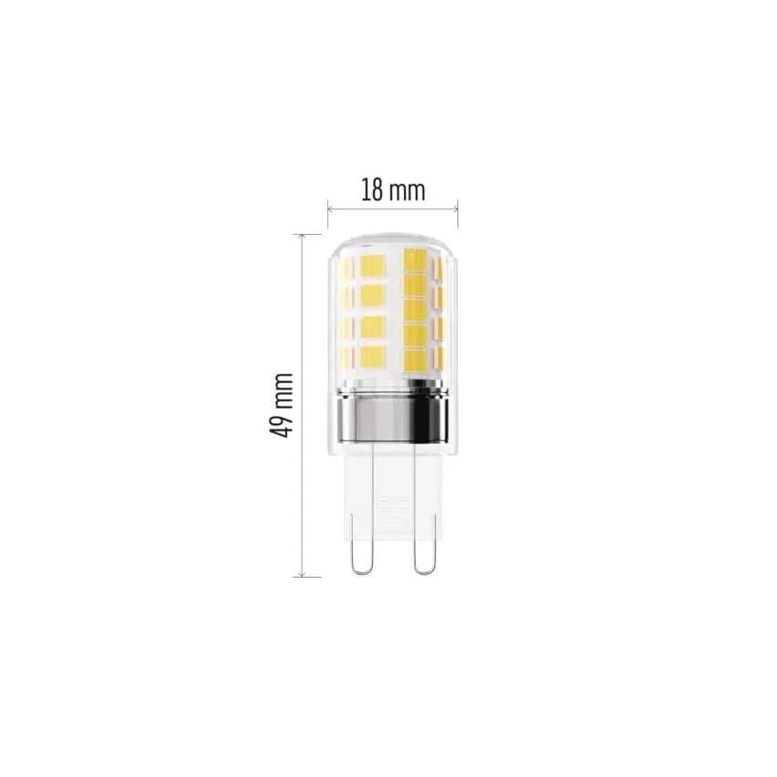 LED žiarovka Classic JC / G9 / 4,2 W (40 W) / 470 lm / teplá biela(EMOS)