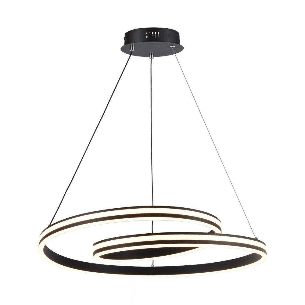 Dizajnové LED závesné svietidlo čierne+biele VT-7984 (V-TAC)