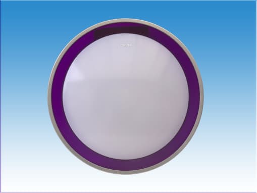 Svietidlo BERTA 260/2700 VIOLET prisad. guľ. int.,plas. biele tien. s FIAL. prst. (OPPLE&F
