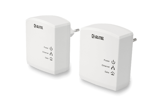 Powerline Glitel GP-7420 - Sada adaptérov pre internet cez elektrickú sieť (GLITEL)
