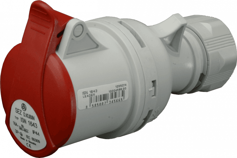 Zásuvka spojovacia 32A/400V/4P IP44 - ISN 3243 (SEZ DK)