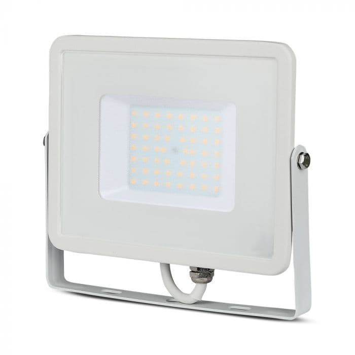 Reflektor LED PRO 50W, 6400K, 4000lm, biely VT-50 (V-TAC)