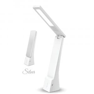 Stolné LED svietidlo 4W, CCT, 550lm, stmievateľná, strieborná VT-1014 (V-TAC)