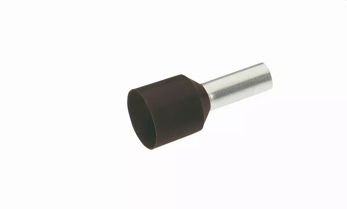 Izolovaná dutinka NSGAFÖU Cu 1,5/8 mm, černá (100 ks) (Cimco)