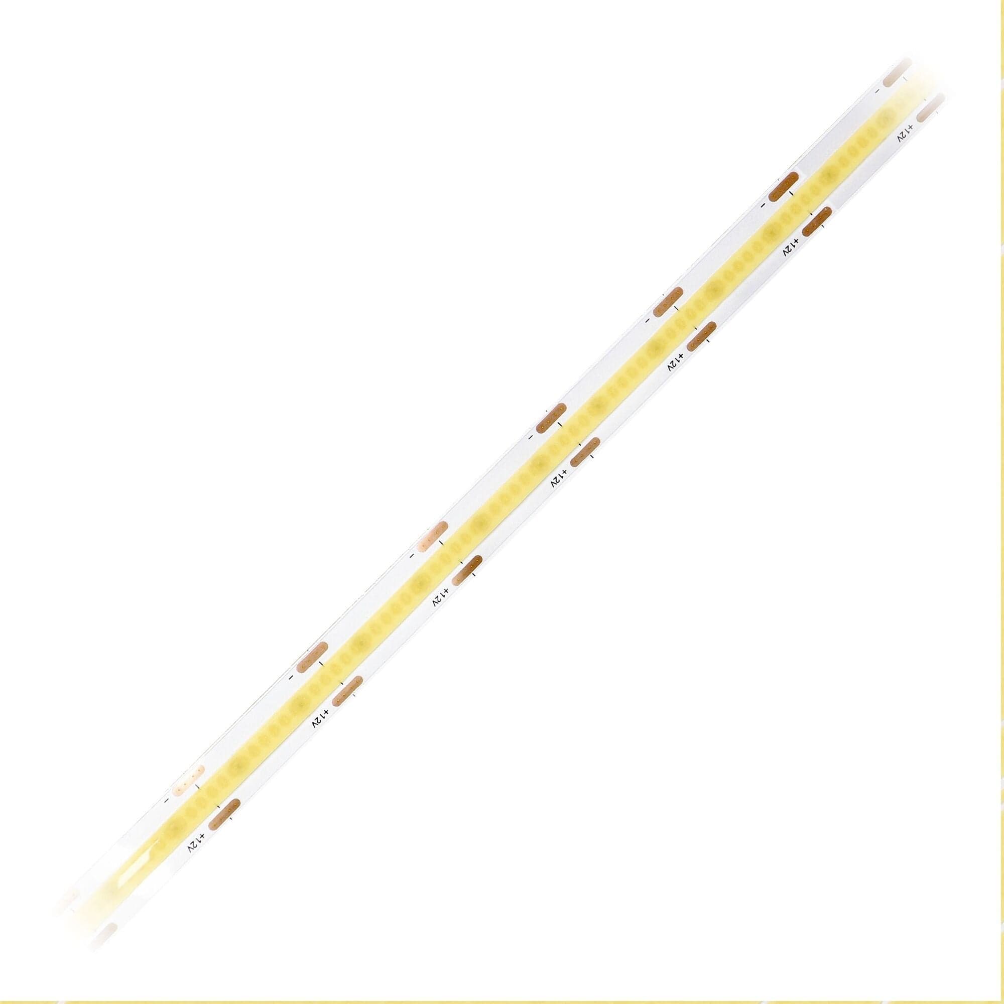 LED COB pás 12V, 480ks/m, 10W/m, IP20, 6000K, 5m