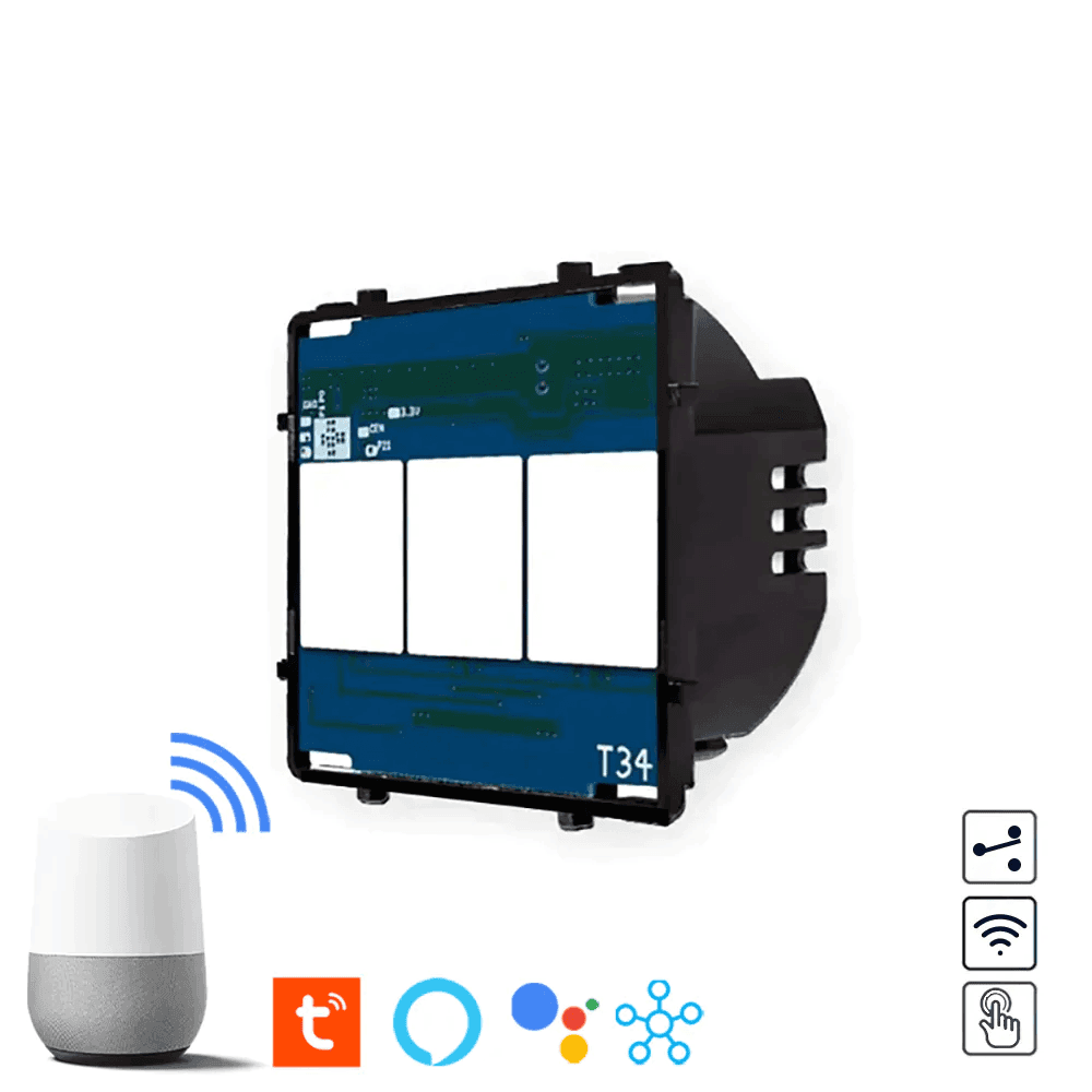 Revolo Touch WiFi dotykový schodiskový vypínač č.5B (3 okruhy) - Modul