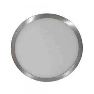 Svietidlo LED 18W, 6400K, 1500lm, IP20, 120°, Al-nikel, KTS-LP, O190, VT-1805SN (V-TAC)