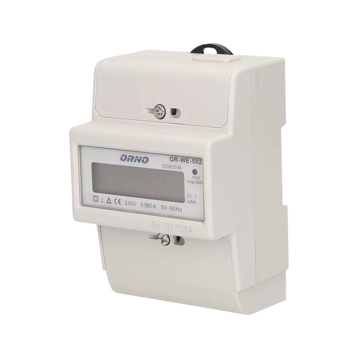 Elektromer 1-fázový s LCD displejom 80A na DIN lištu (ORNO)