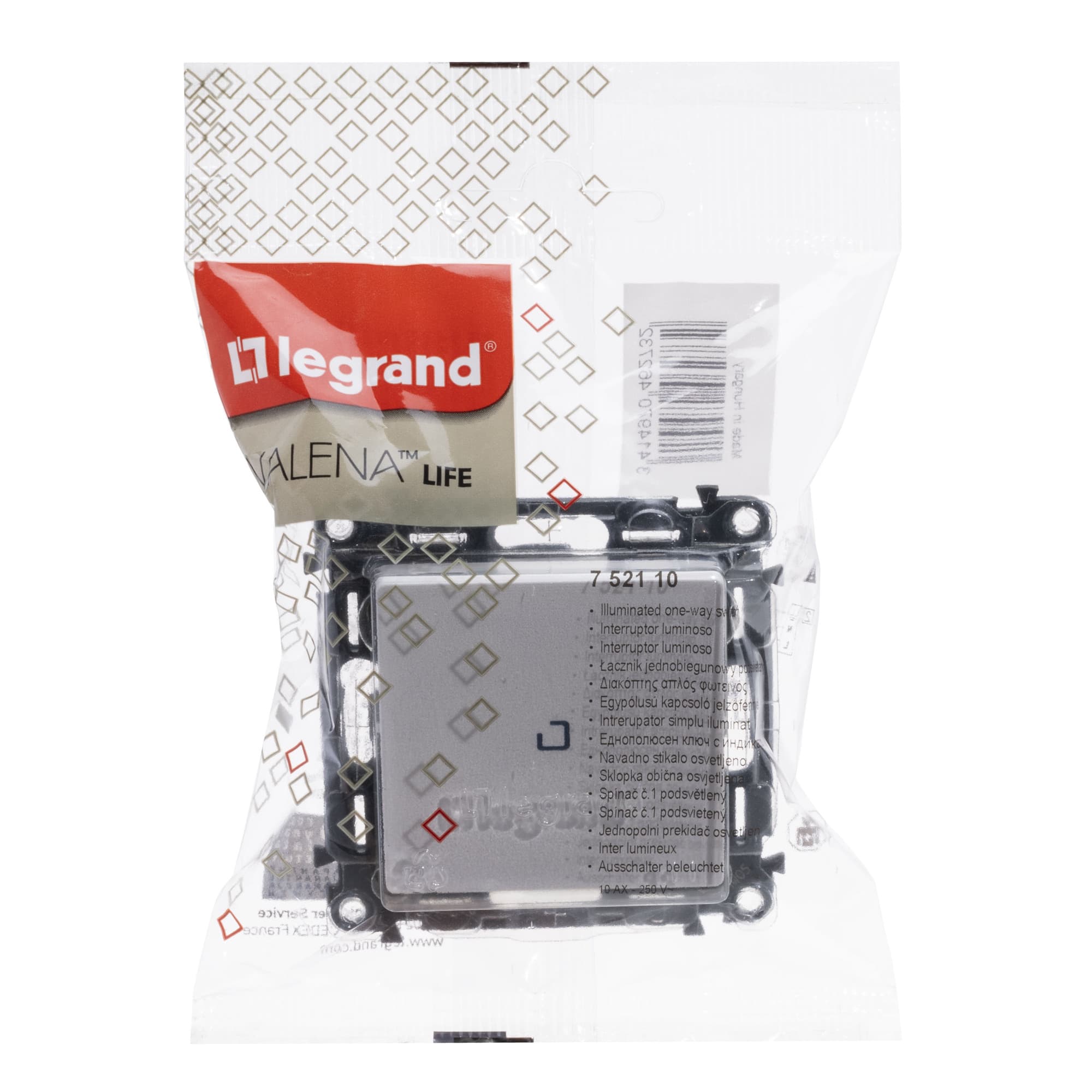 Spínač 1-pólový (1So) 10AX/250V (PS) biela Valena Life (Legrand)