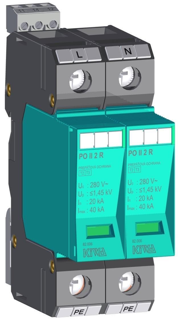 Prepäťová ochrana PO I 2 R 280V/12,5kA (KIWA)