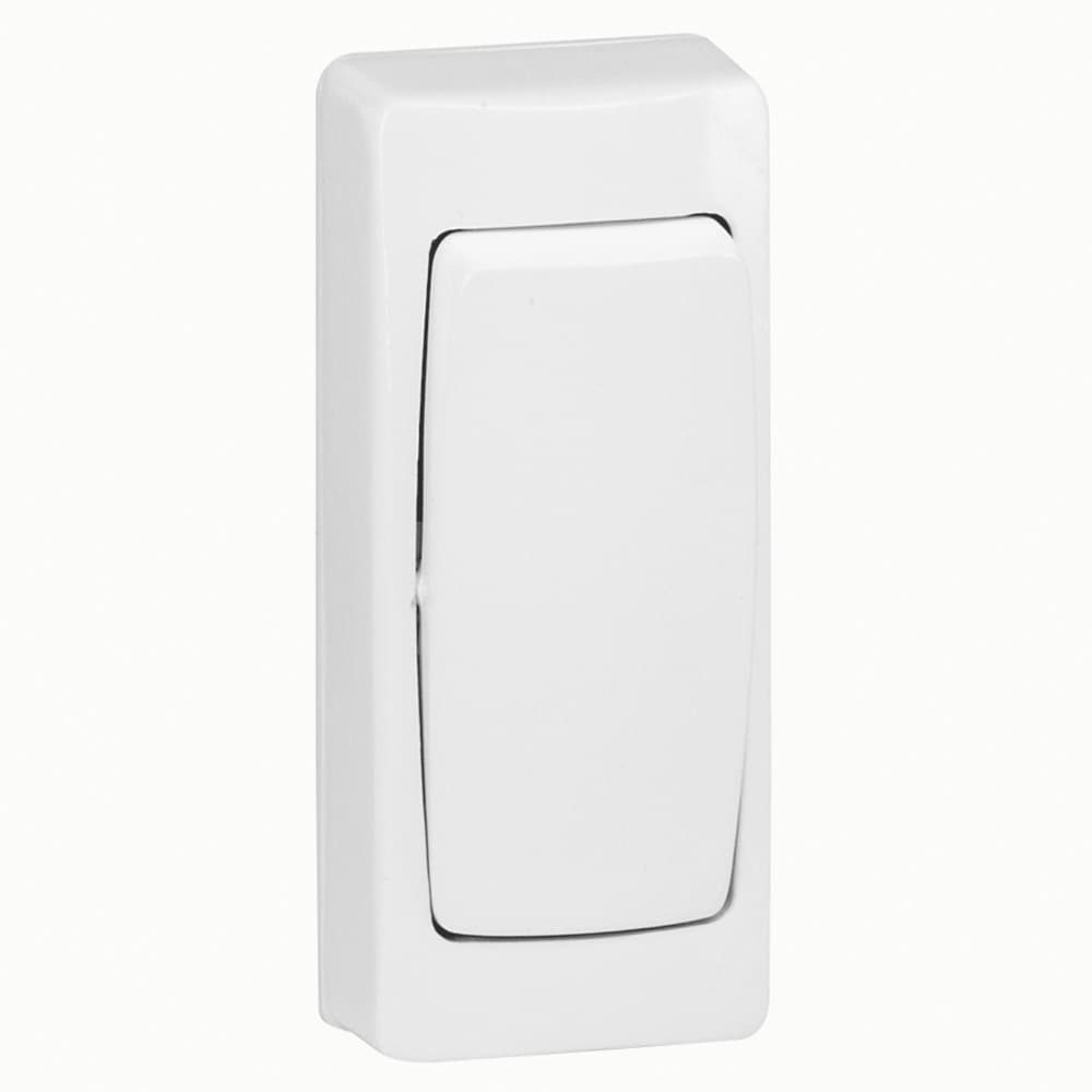 Prepínač striedavý (6) 10A/250V úzky (SS) biela Oteo (Legrand)