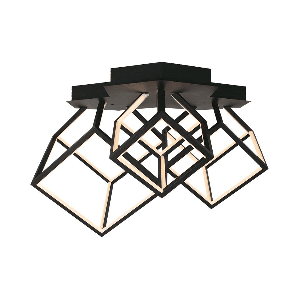 Dizajnové LED stropné svietidlo 46W 3000K 4900lm (L64*W35.9*H41CM) čierne VT-7921 (V-TAC)