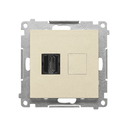 Zásuvka 1xHDMI šampanská matná SIMON55 (Simon)