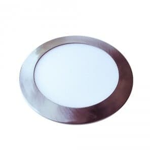 Svietidlo LED 12W, 4000K, 1000lm, IP20, 120°, Al-nikel, KTS-LP, O170, VT-1207SN (V-TAC)