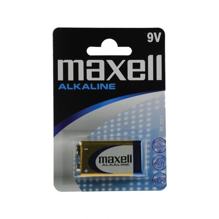 Batéria 9V 6LR61, alkalická Maxell