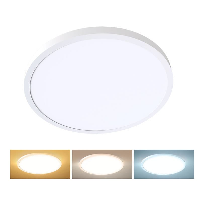 Solight LED stropné osvetlenie prisadené kulaté, 48W, 4800lm, 3CCT, UGR (Solight)