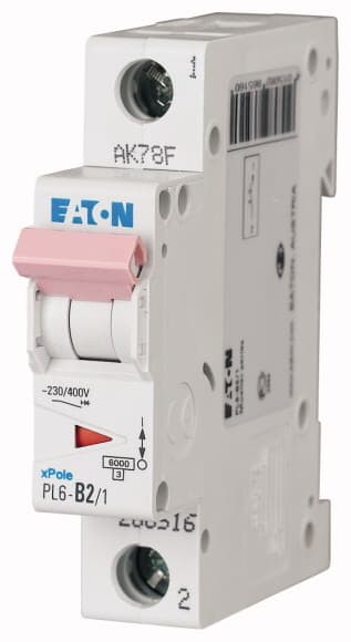 Istič 1-pólový C/16A 6kA Rada:PL6 (Eaton)