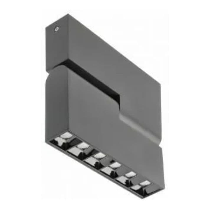 Stropné LED svietidlo SIERRA 18W, 4000K, 1620lm, IP20, čierna (GTV)