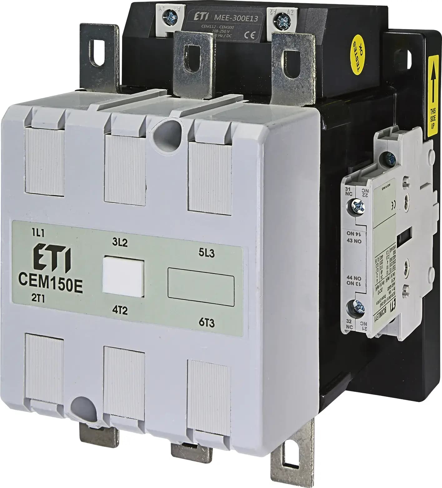 Motorový stýkač CEM150E.22 208-250V AC/DC 3NO+2(1NO+1NC) (ETI)