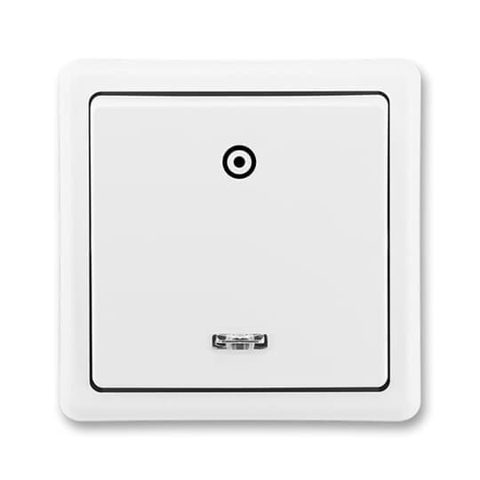 Tlacidlo (1/0Ss) 10A/250V (SS) biela Classic (ABB)