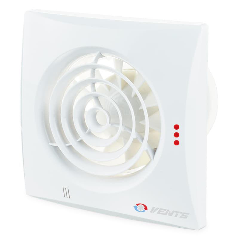 Domový ventilátor s dobehom, hygrostatom a guľ. ložiskom, o150mm, 315m3/h, 230V