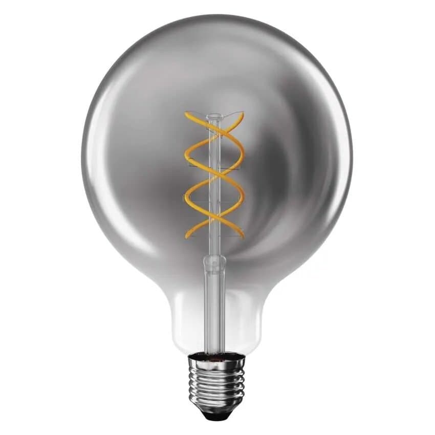 LED žiarovka DECO SMOKED G125 / E27 / 4,5 W (19 W) / 180 lm / flame(EMOS)
