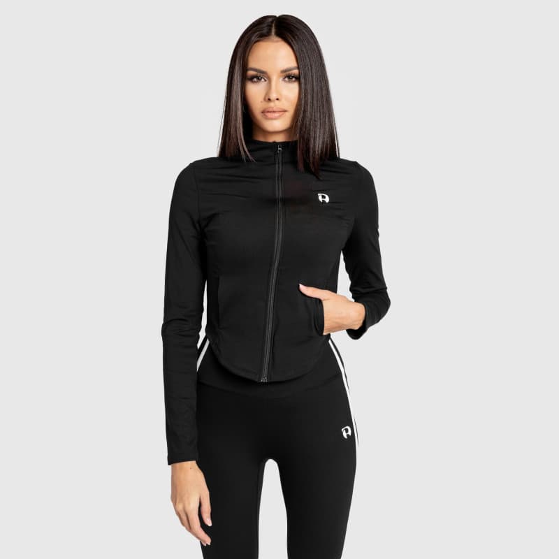Dámska športová bunda na zips Iron Aesthetics Define, čierna
