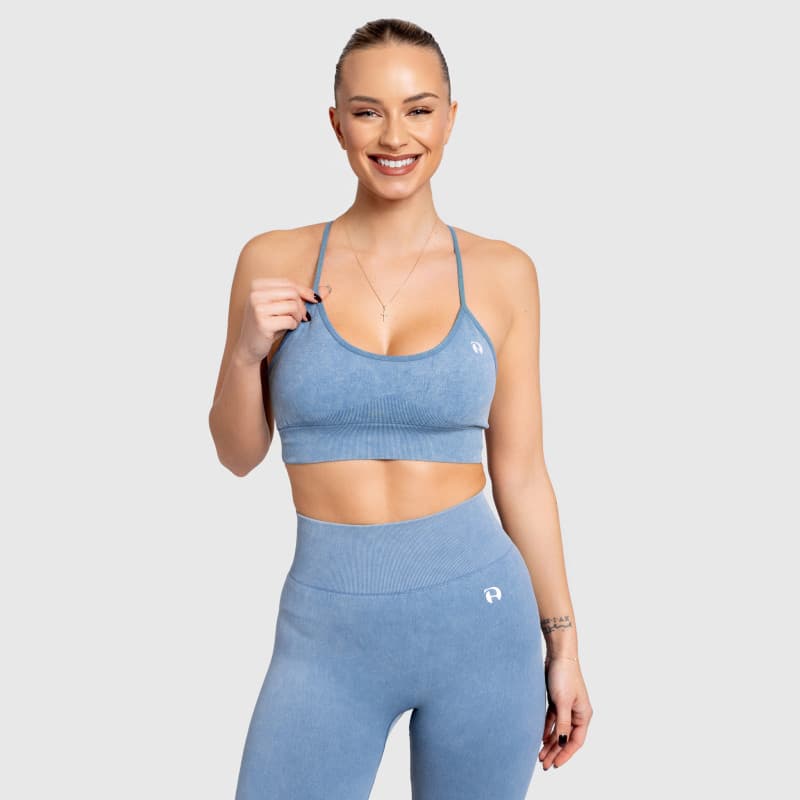 Dámska podprsenka Iron Aesthetics Faded, washed blue