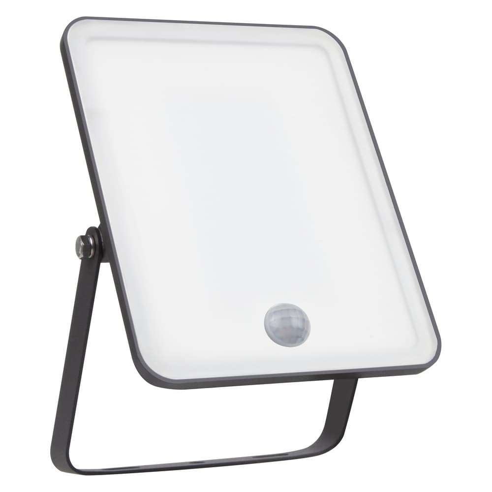 LED reflektor vonkajší halogénový so senzorom pohybu a súmraku 30W 2850lm 4000K neutrálna čierny IP65 Osram