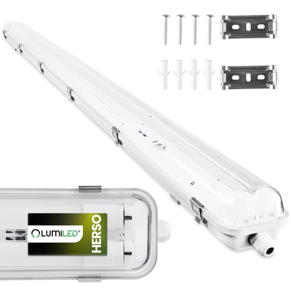 Nehorľavé LED svietidlo 150cm 2xT8 G13 IP65 OHLD-258 Lumiled