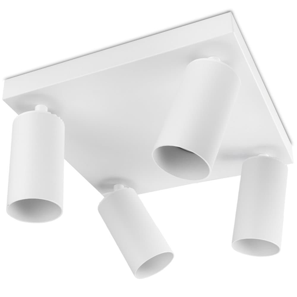 Stropná lampa plafón spot tuba reflektor halogénové svietidlo 4x GU10 TABULA LUMILED