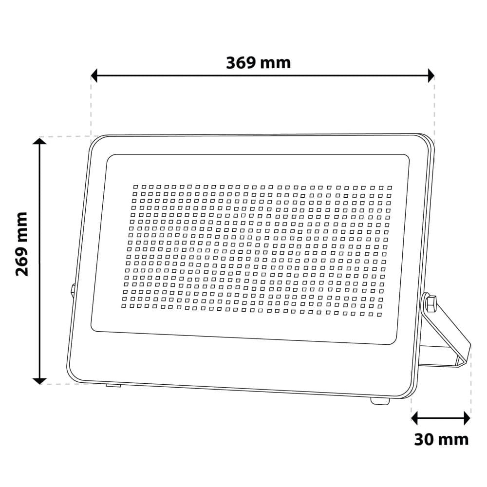 LED reflektor TRINOX 200W 22000lm CCT IP66 sivý LUMILED