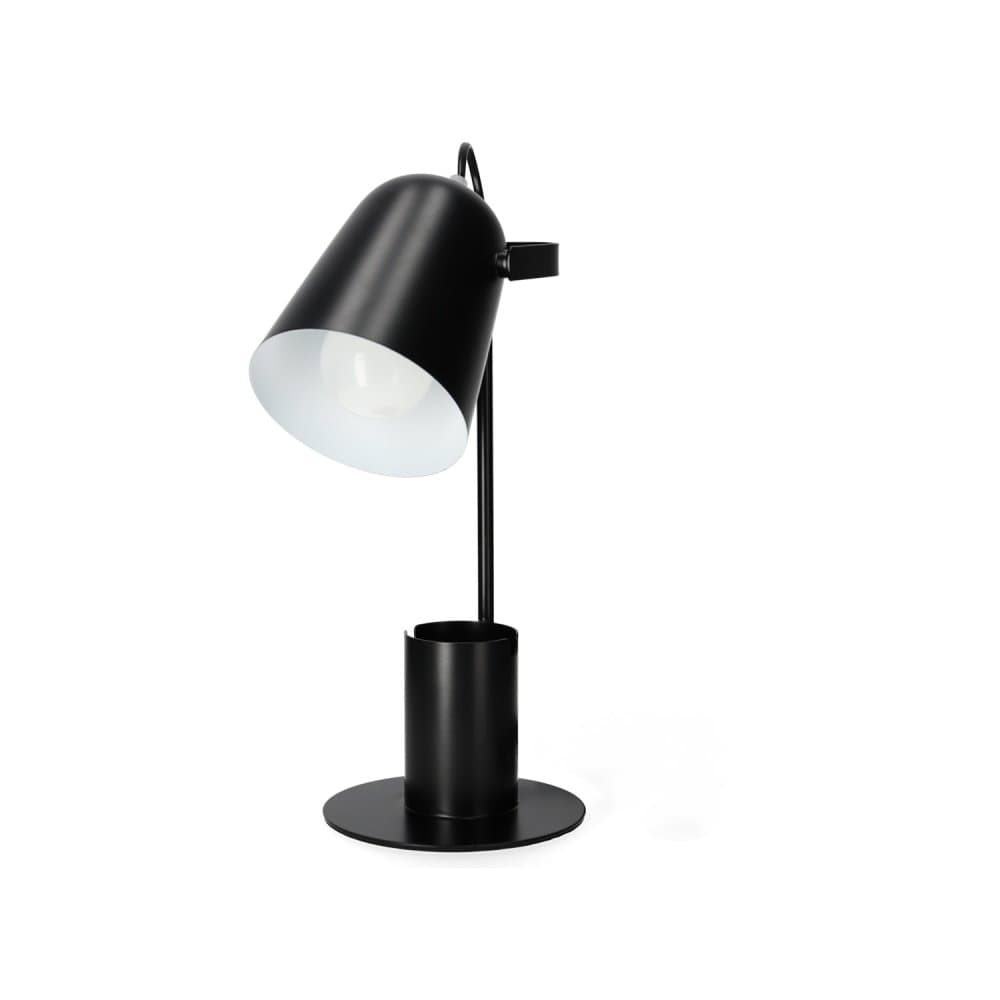 Stolná stolová lampa Pohyblivé školské nočné svetlo E27 čierna