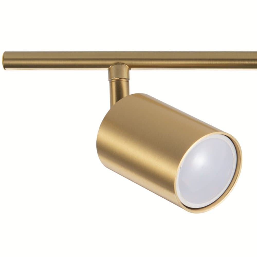 Stropné nástenné svietidlo reflektor bodový 4x GU10 zlaté GOLDI Sanico Goldlux