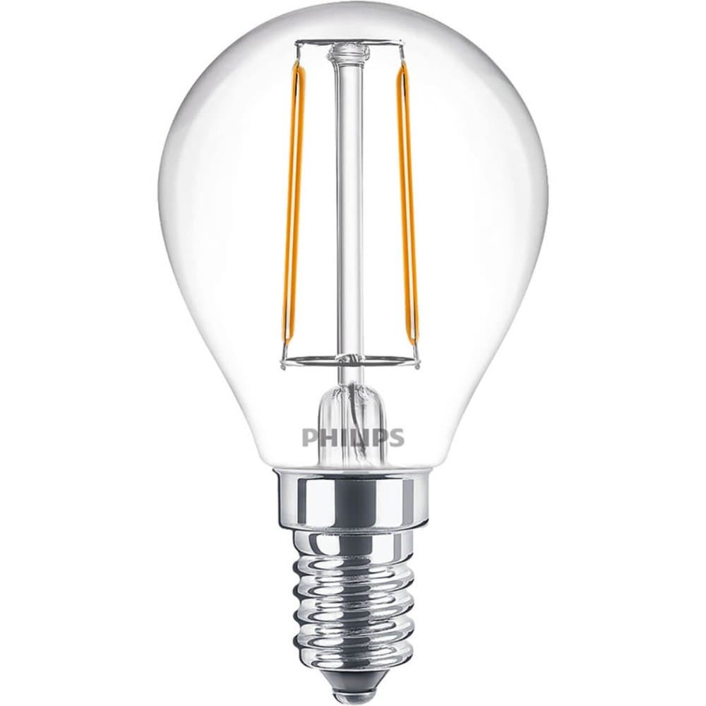 LED žiarovka E14 P45 2W = 25W 250lm 2700K Warm Filament PHILIPS