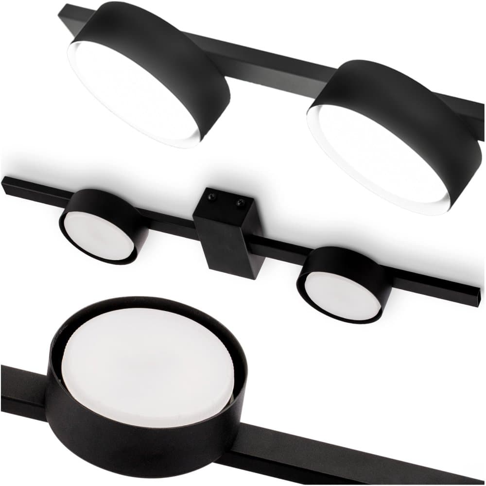 OVILO LED halogénové stropné svietidlo 2x GX53 Bodové nástenné svietidlo Reflektor LUMILED